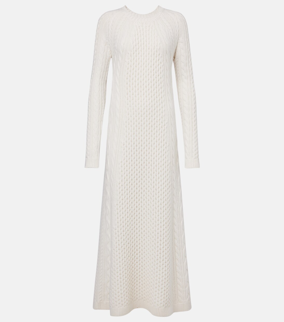 Nyla cable-knit cashmere maxi dress | Lisa Yang