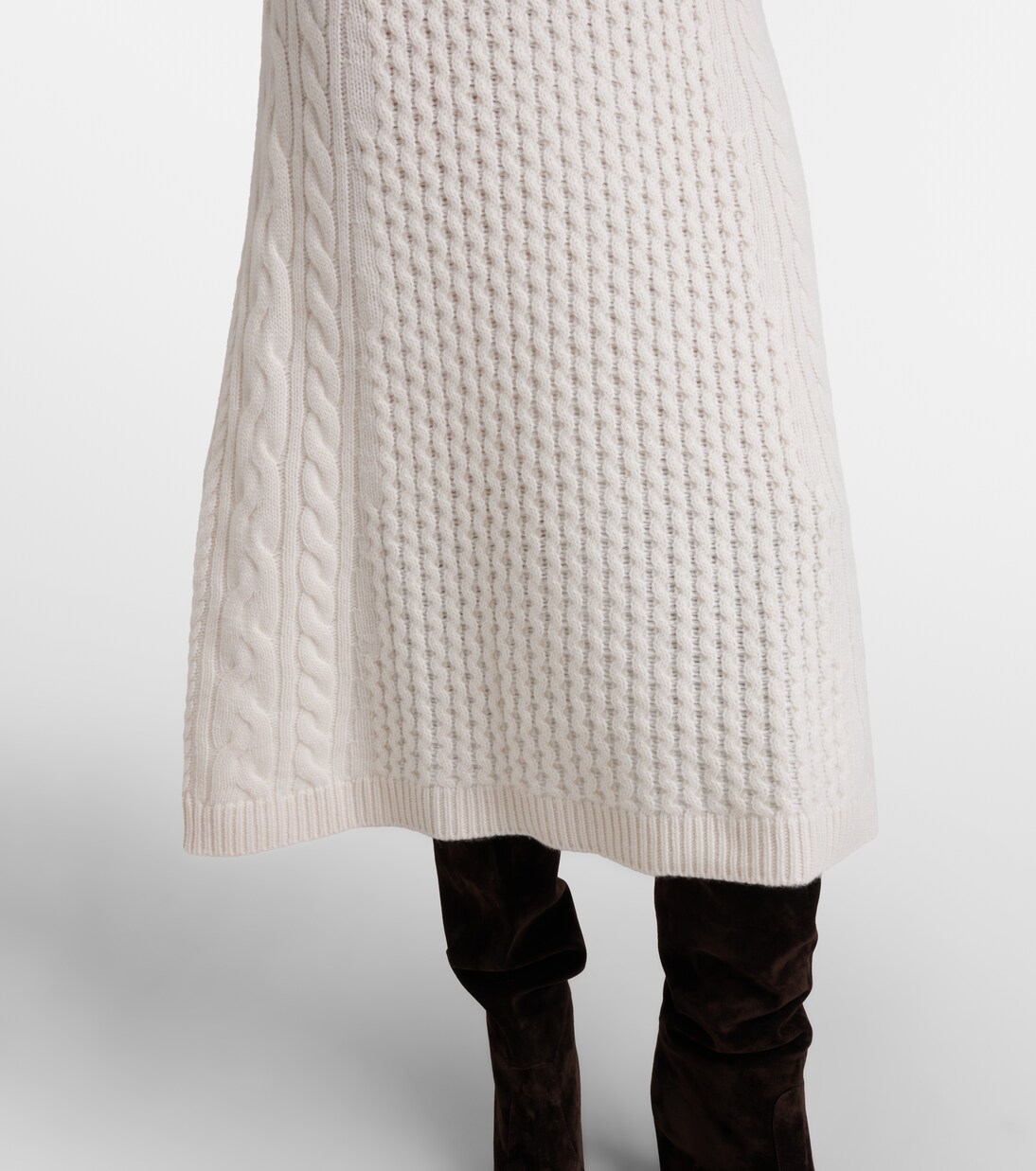 Nyla cable-knit cashmere maxi dress | Lisa Yang