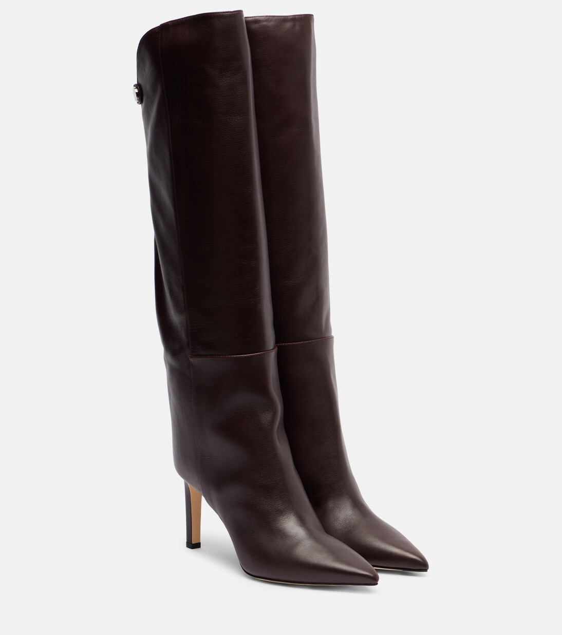 Alizze 85 leather knee-high boots | Jimmy Choo