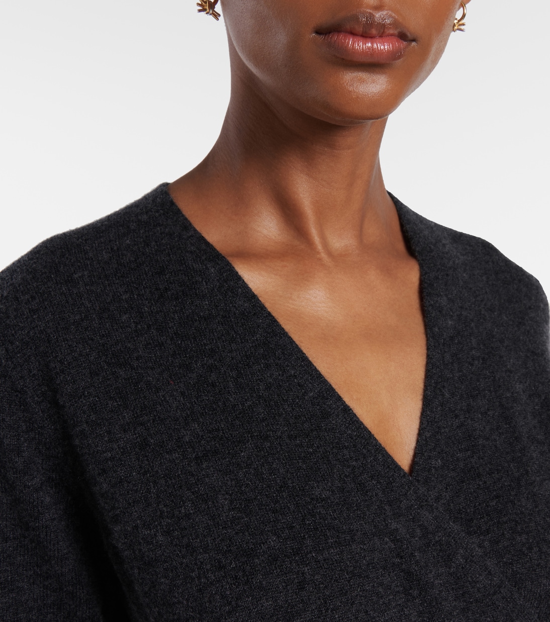 Wickelkleid aus Wolle und Kaschmir | Jardin des Orangers