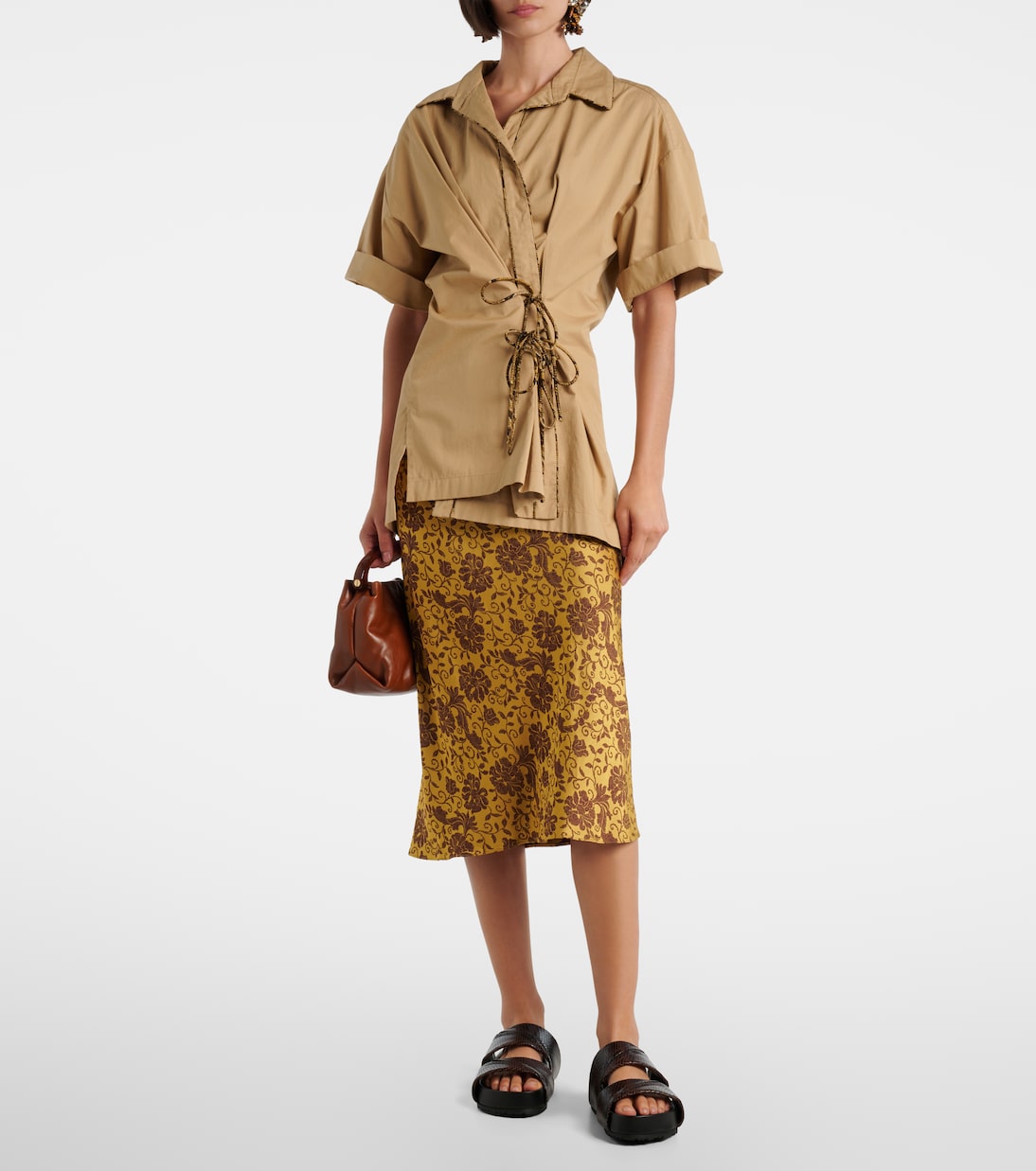 Sandali in pelle con platform | Dries Van Noten
