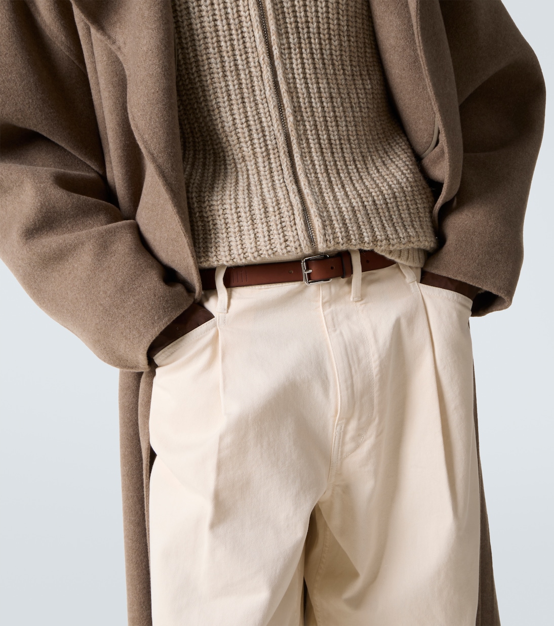 Rail leather belt | Lemaire