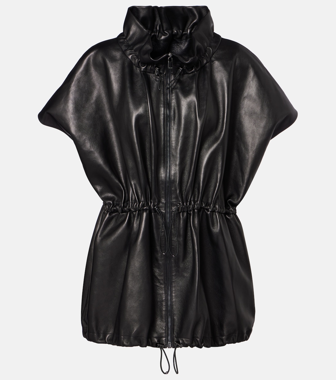 Peplum leather jacket | Magda Butrym
