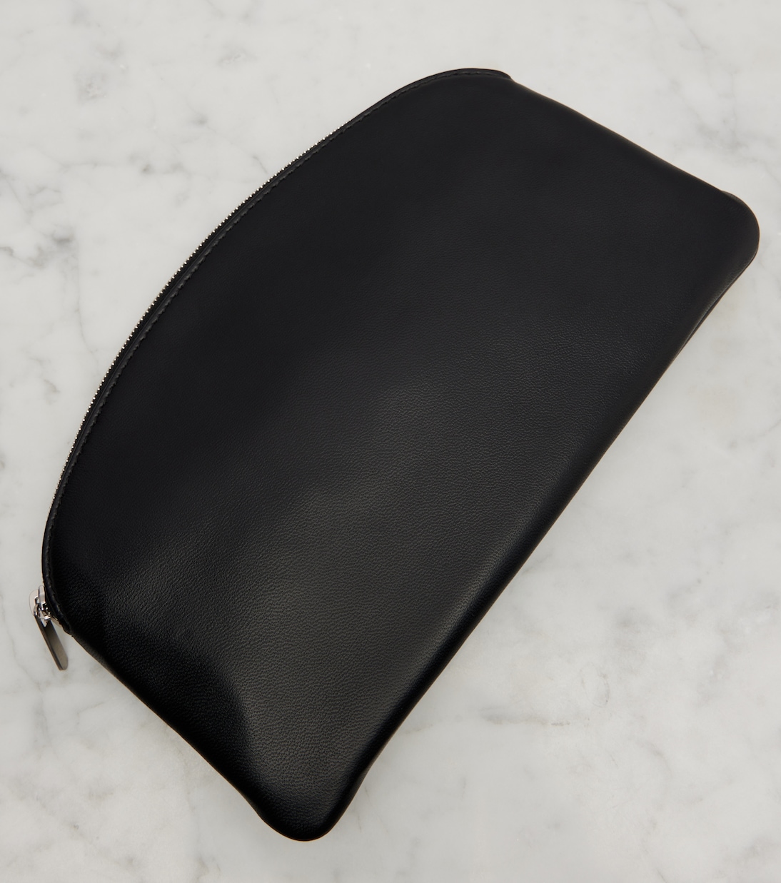Round leather coin purse  | The Row