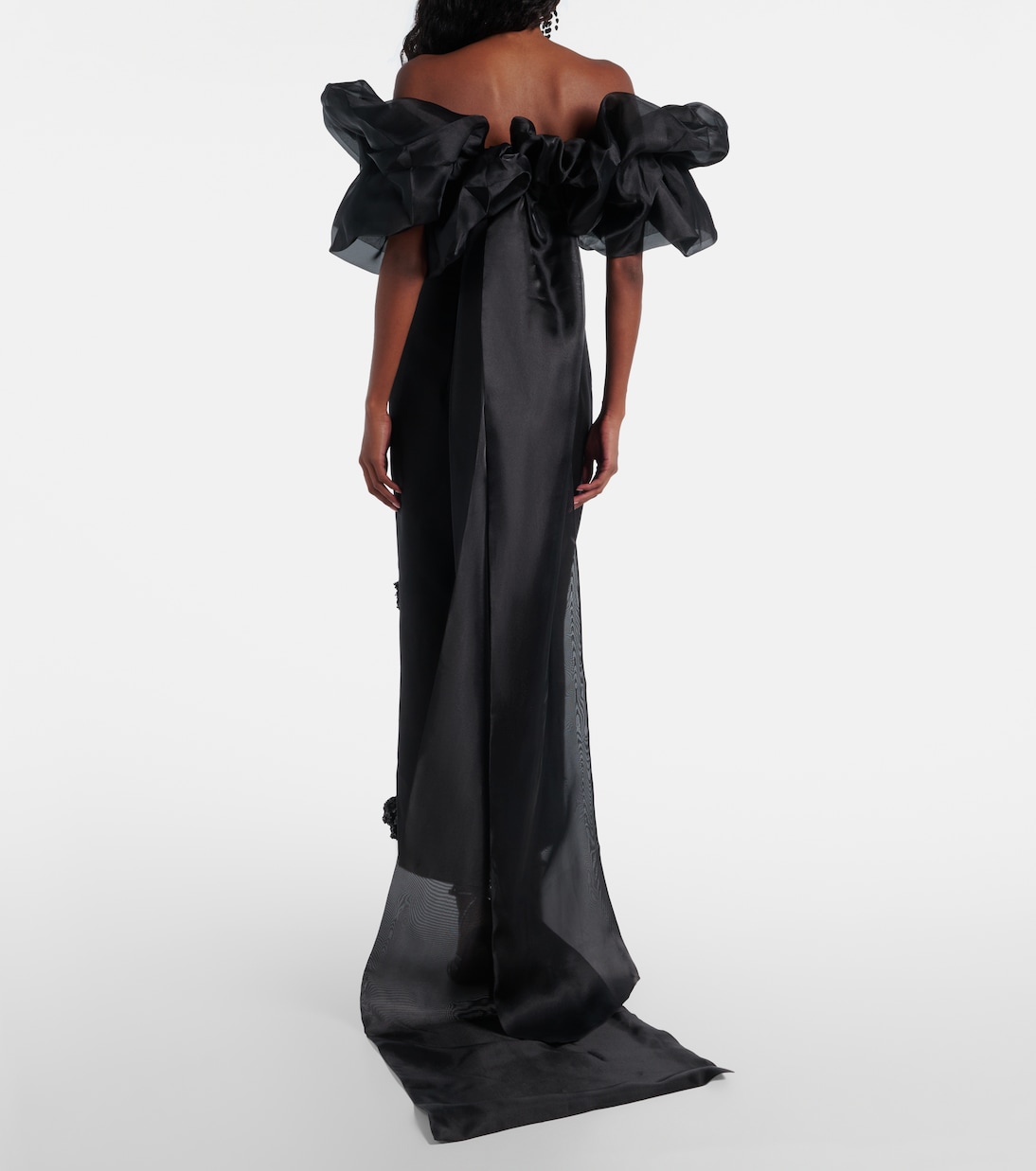 Ensemble robe longue et cape Zayna | Leo Lin