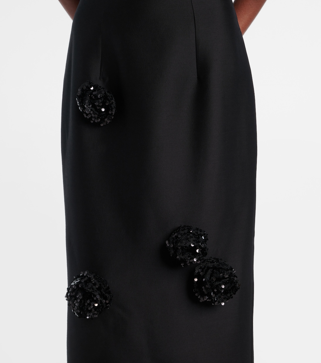 Ensemble robe longue et cape Zayna | Leo Lin