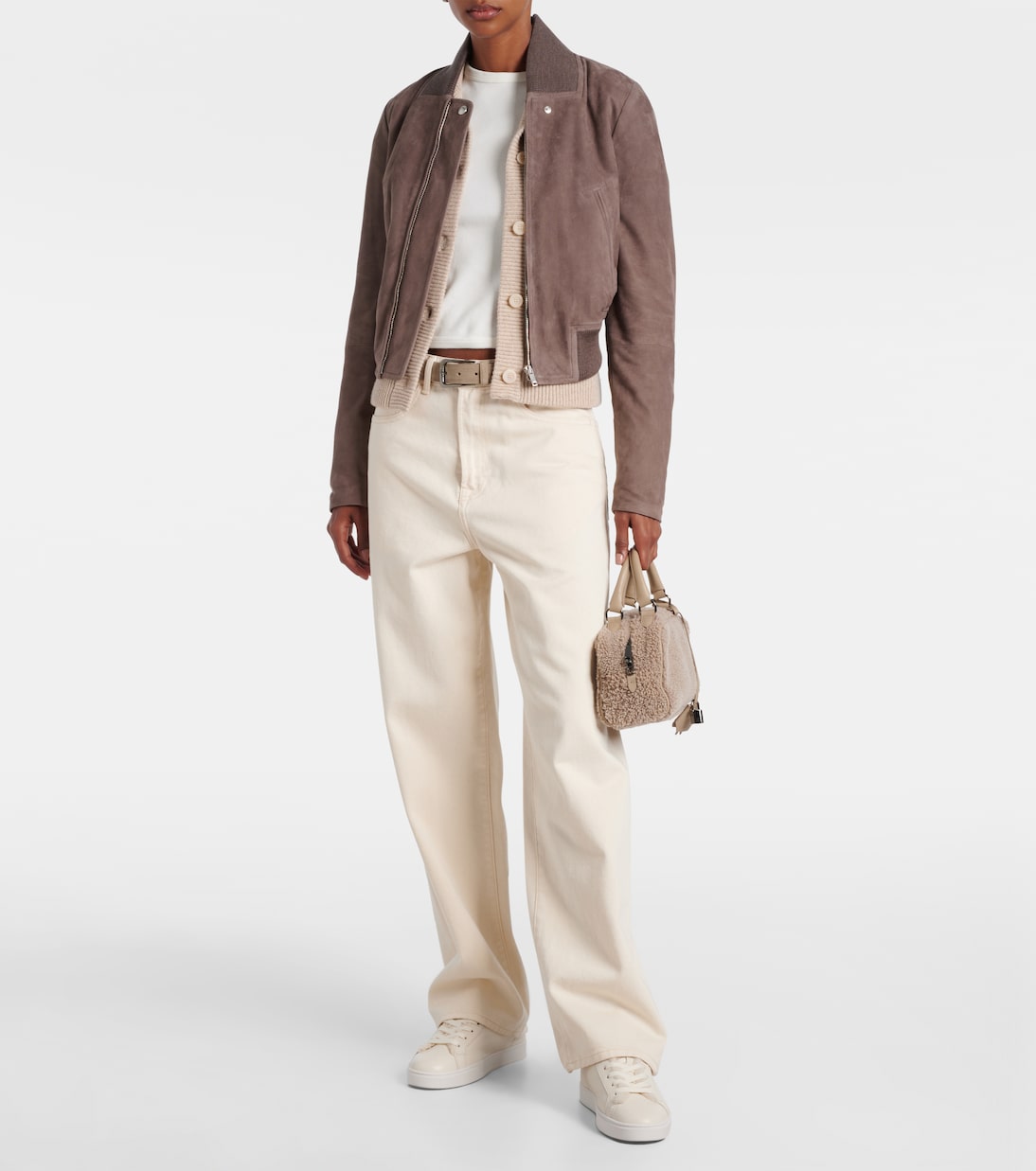 Cassetta shearling-lined leather sneakers | Tod's