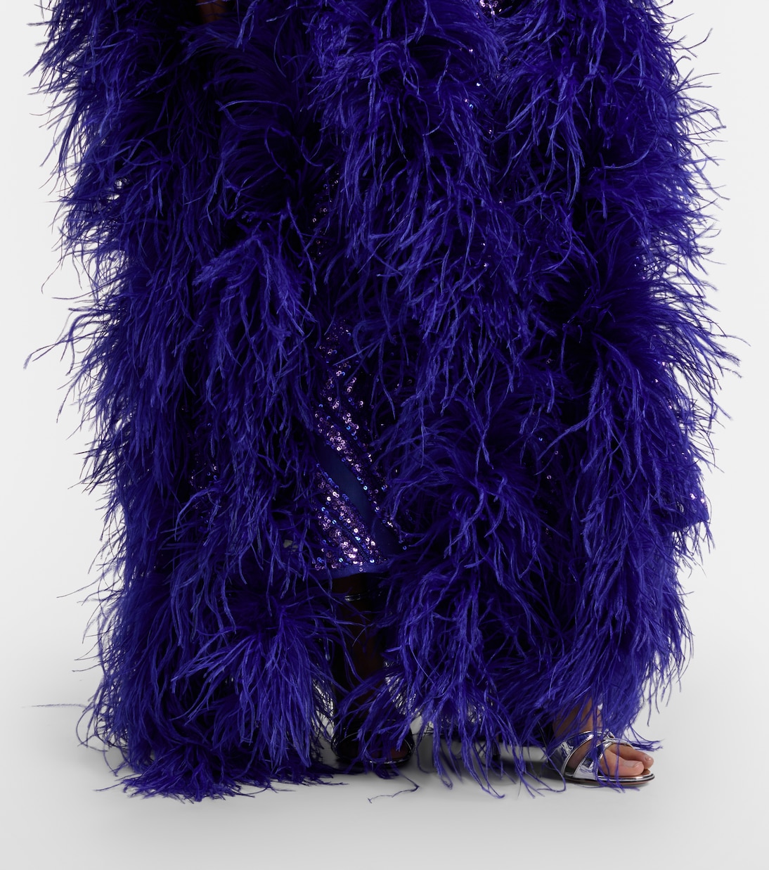 Casta Diva Follies sequined tulle kaftan | Taller Marmo