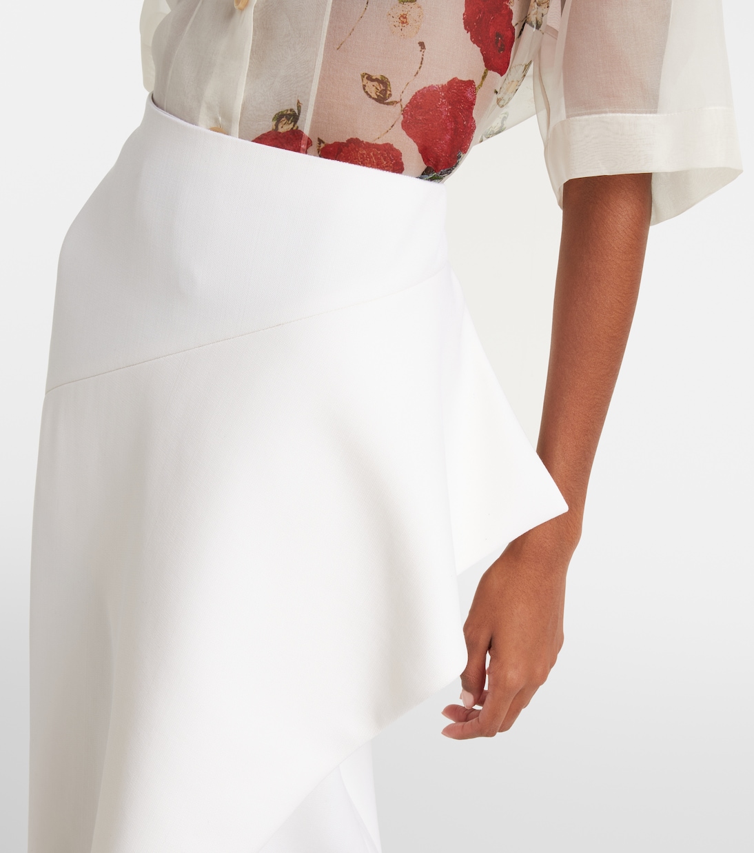 Jupe midi Jaia en laine | Khaite