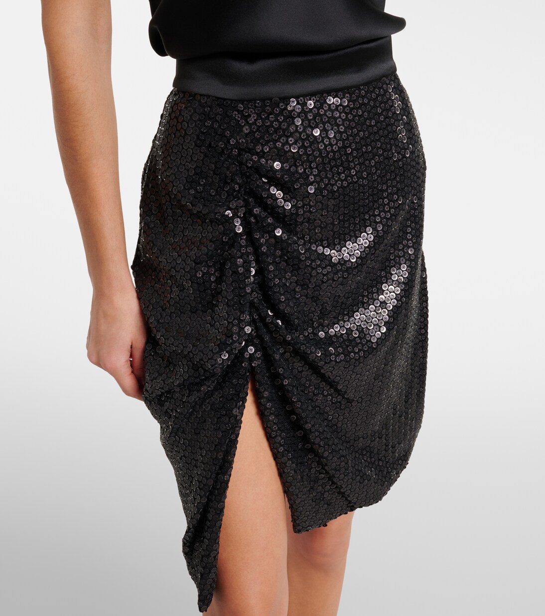 Panther gathered sequined midi skirt | Vivienne Westwood