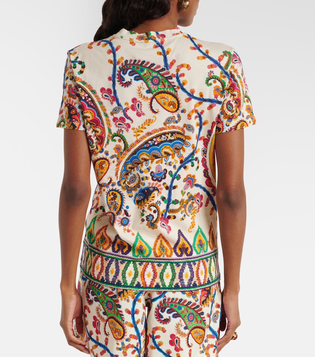 Paisley cotton T-shirt | Etro