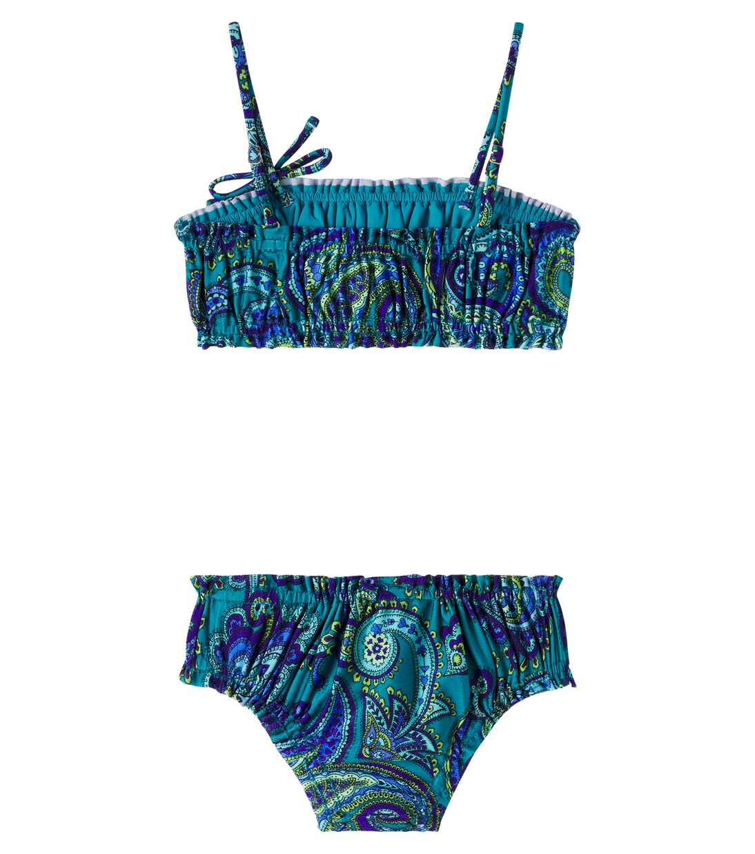 Paisley ruched bikini | Zimmermann Kids