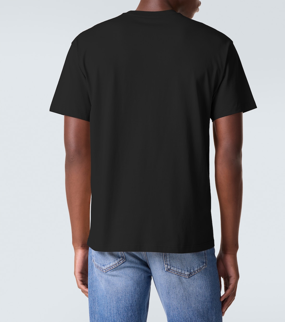 T-shirt rayé en coton à logo | Givenchy