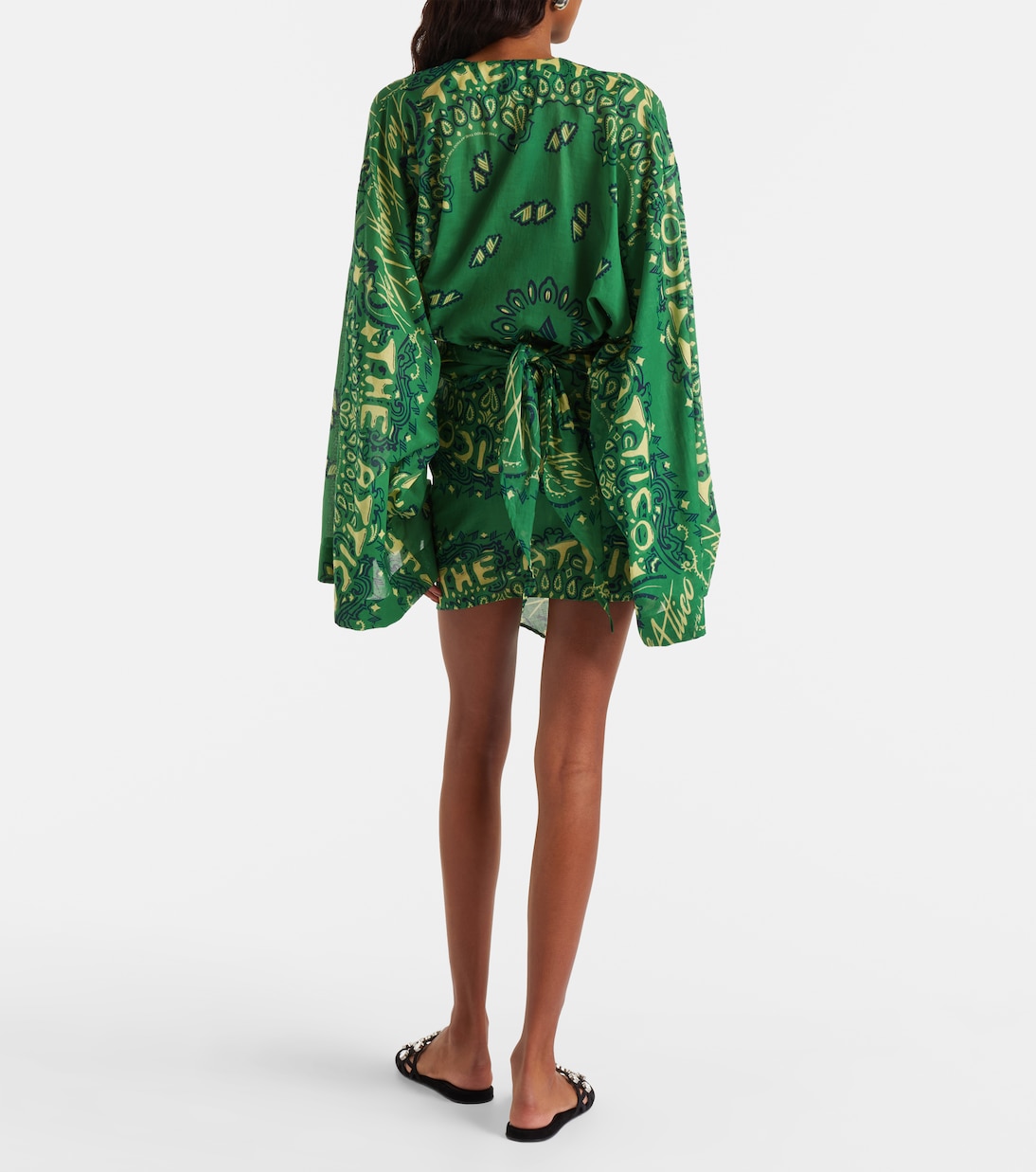 Bandana cotton muslin minidress | The Attico