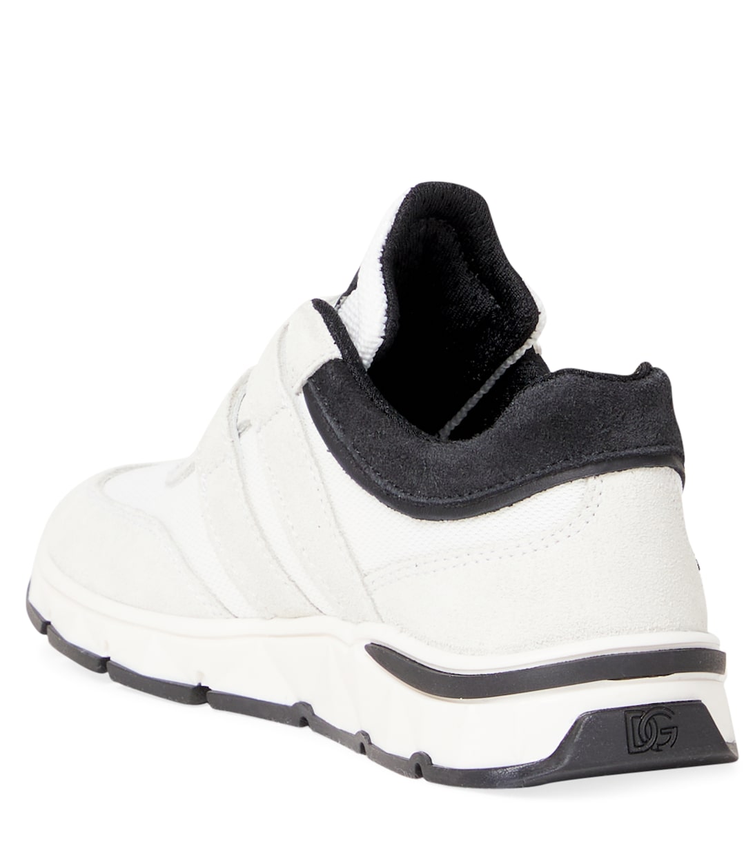 DG suede-trimmed sneakers | Dolce&Gabbana Kids