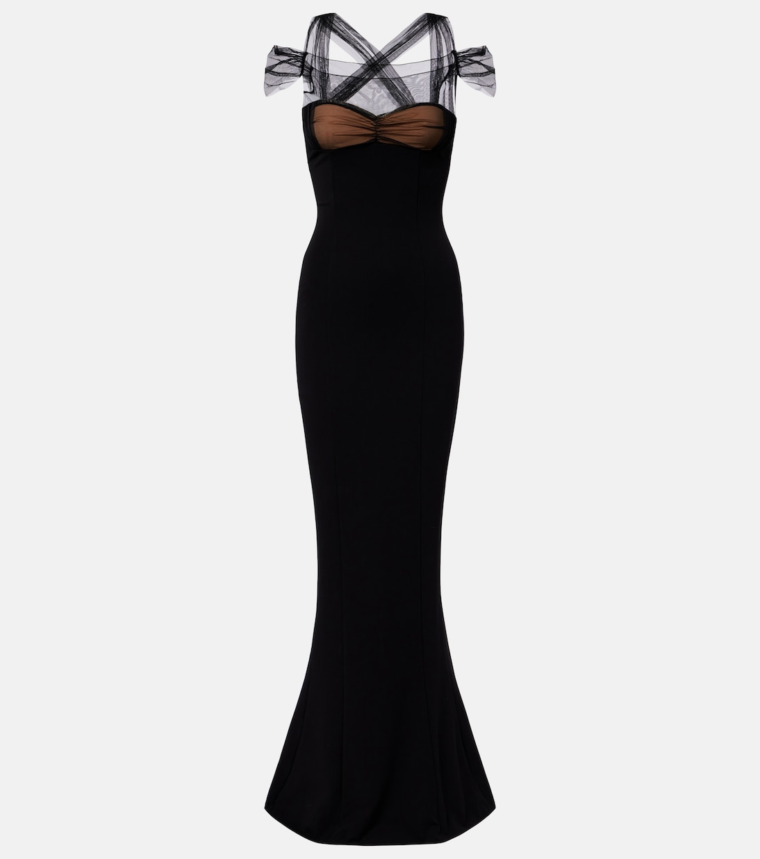 Draped maxi dress | Nensi Dojaka