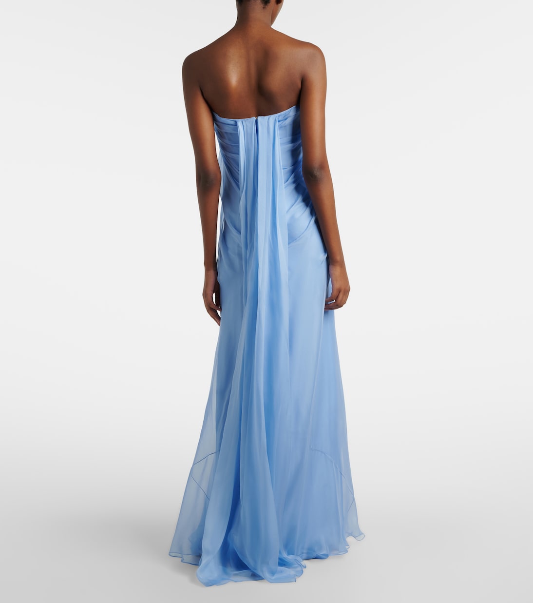 Silk bustier gown | McQueen