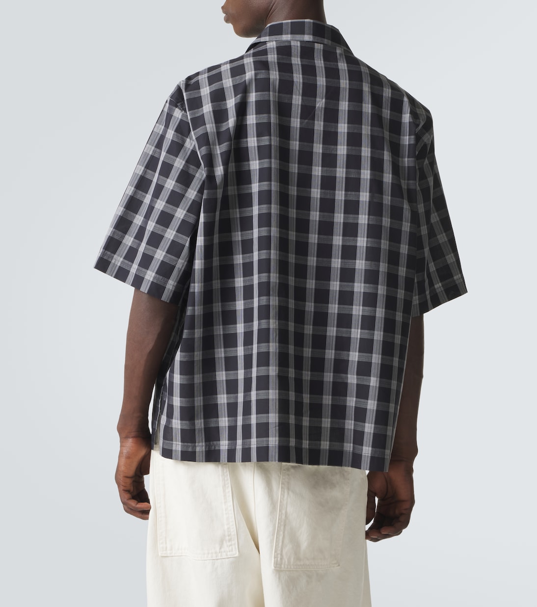 Kline checked cotton bowling shirt | Studio Nicholson
