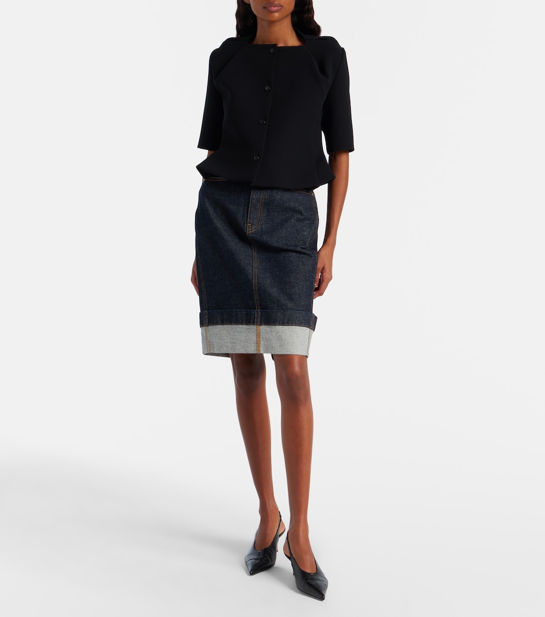 Vali crêpe top | Khaite