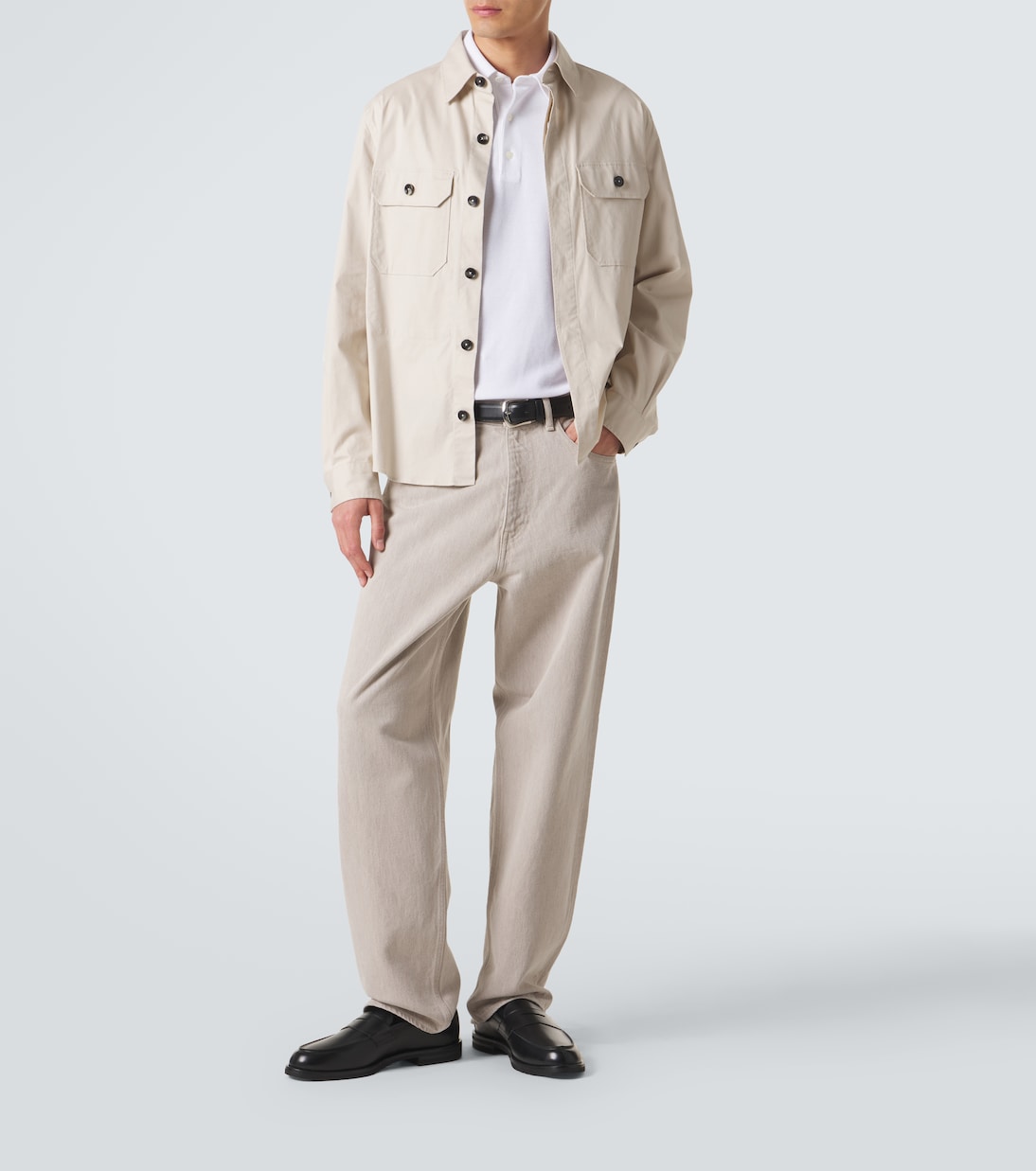 Cotton piqué polo shirt | Zegna