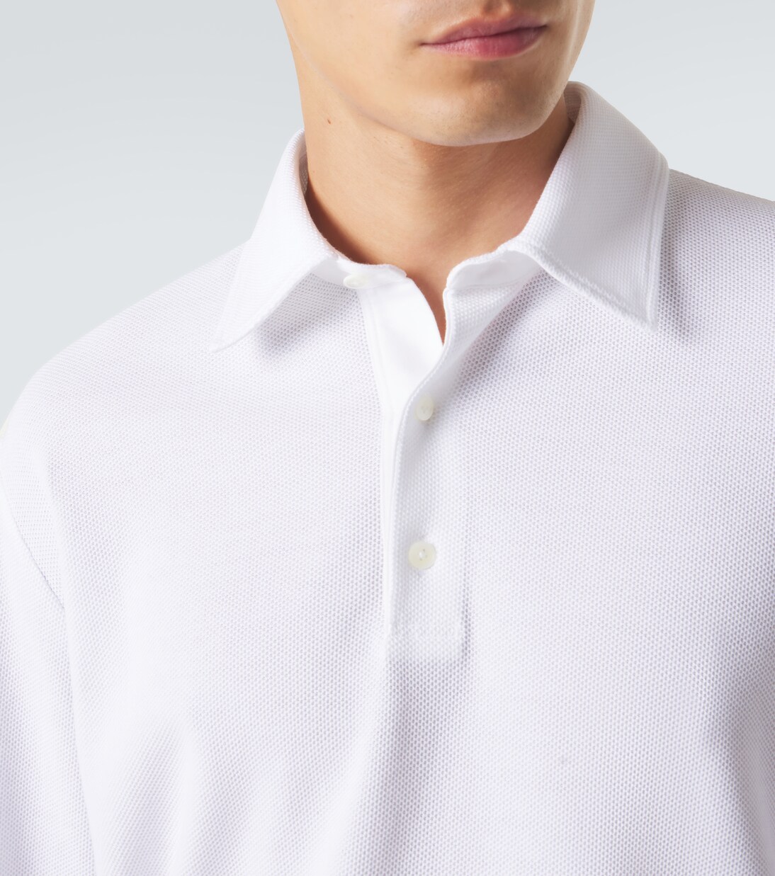 Cotton piqué polo shirt | Zegna