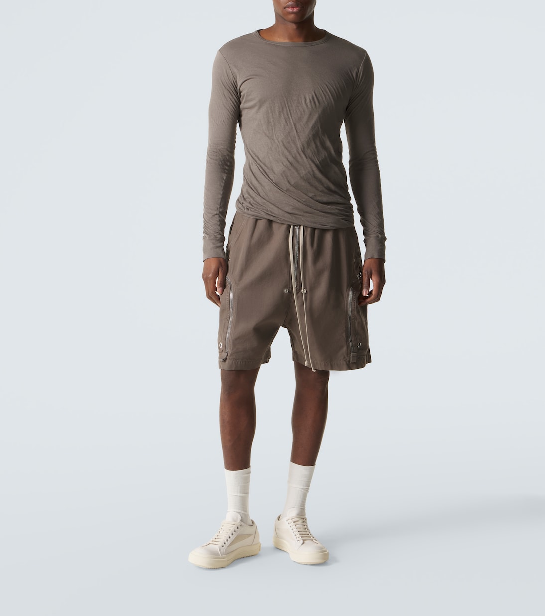 Baskets DRKSHDW Vintage en denim et daim | Rick Owens
