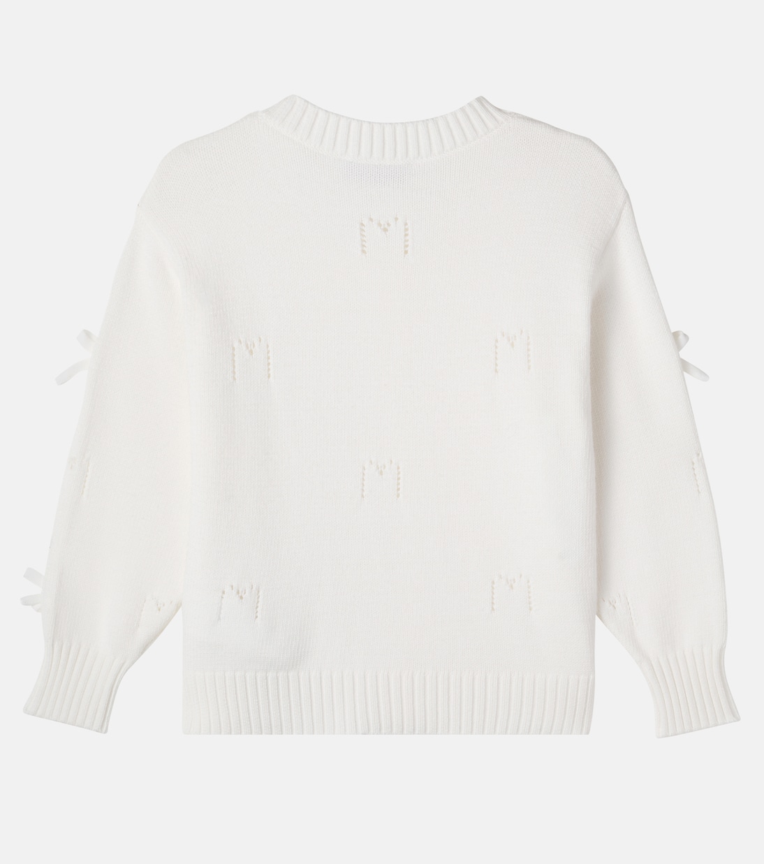 Bow-detail cardigan | Monnalisa