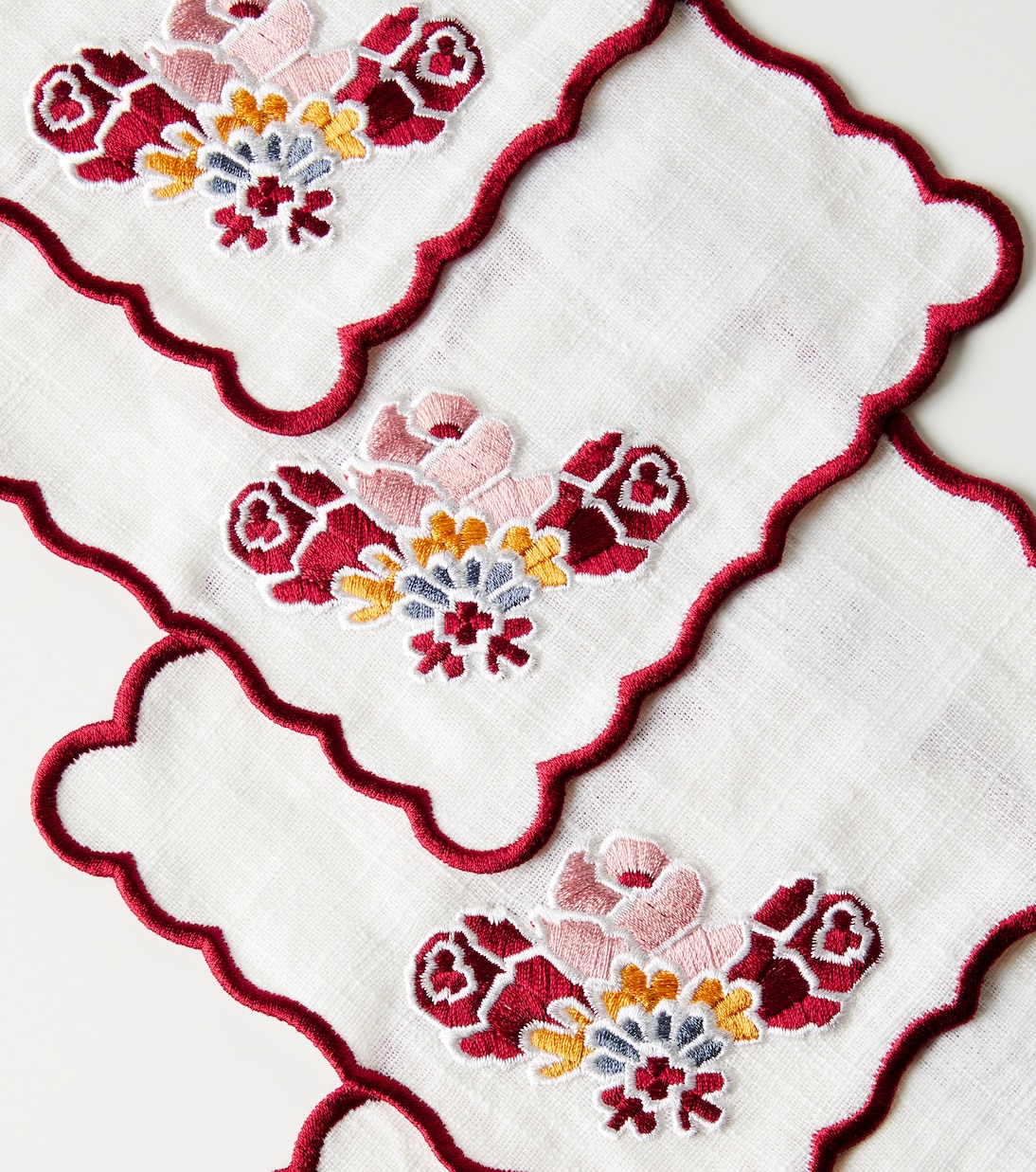 Lea set of 4 linen and cotton napkins  | Cabana