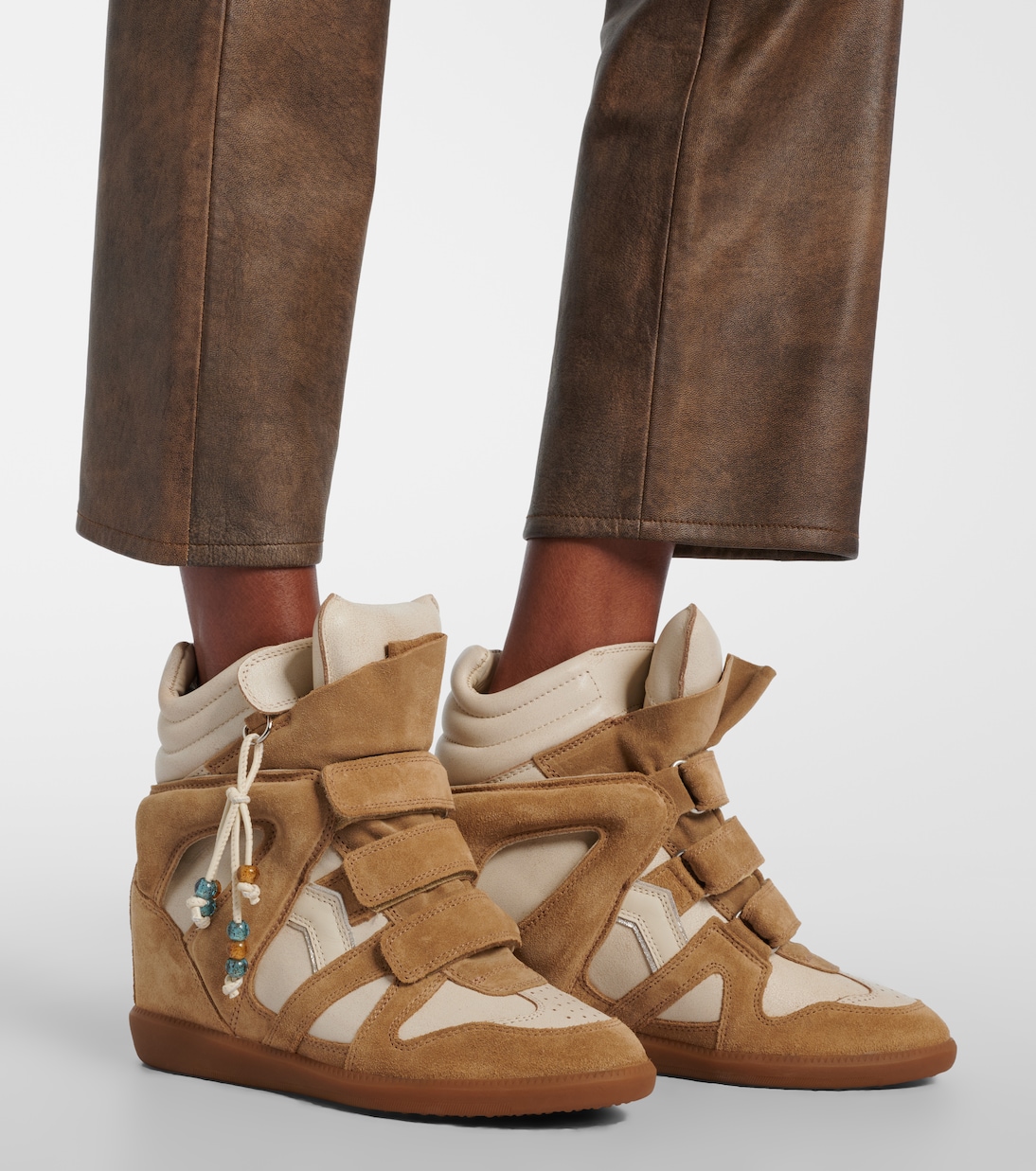 High-Top Sneakers Bekett aus Veloursleder | Isabel Marant