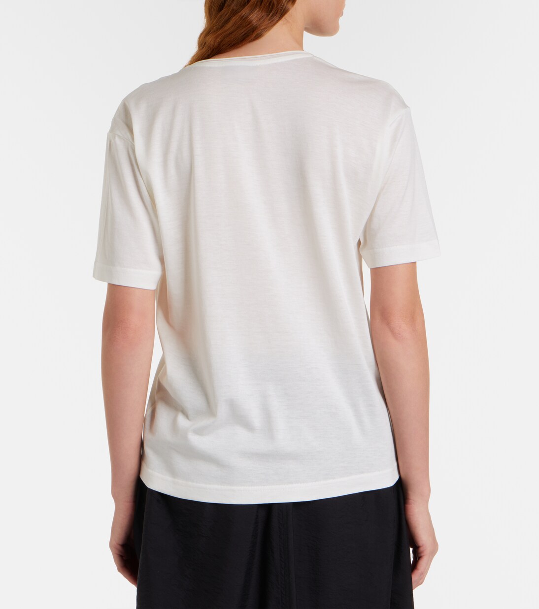 Cotton and silk T-shirt | Toteme