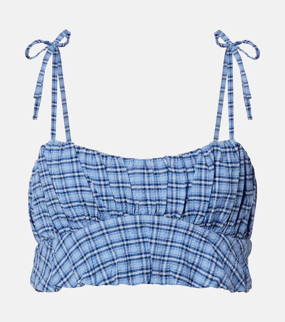 Pelea checked cotton top | Faithfull