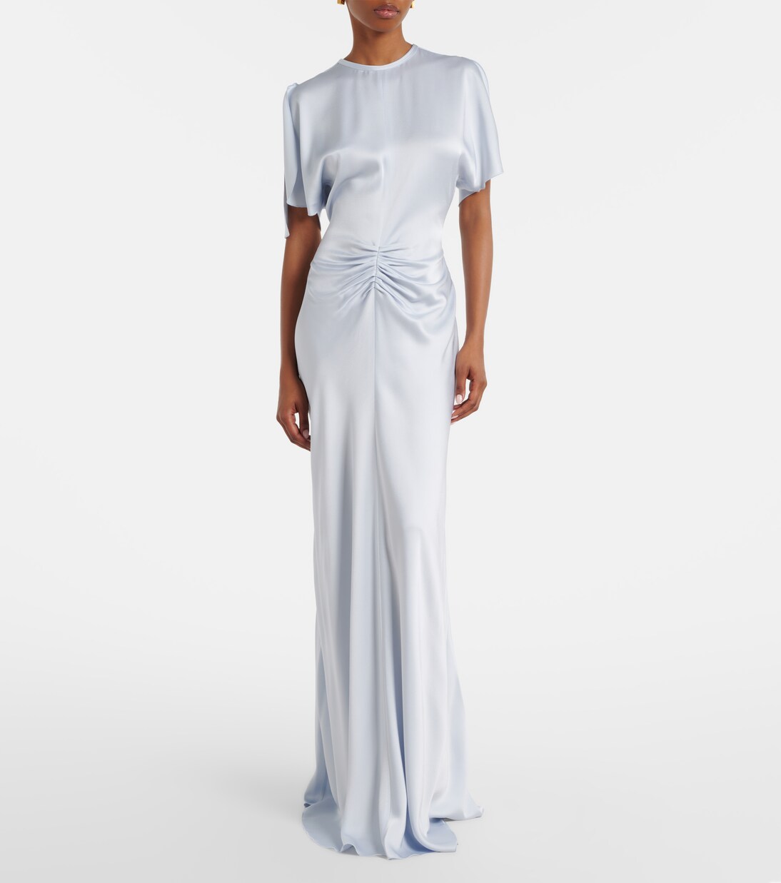 Robe aus Satin | Victoria Beckham