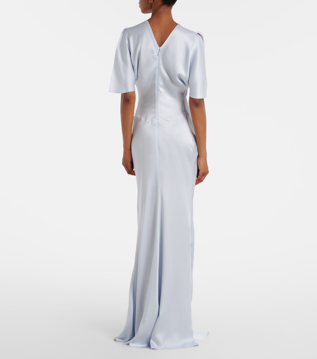 Robe aus Satin | Victoria Beckham