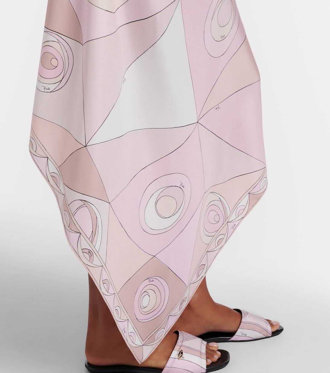Occhi silk twill maxi dress | Pucci