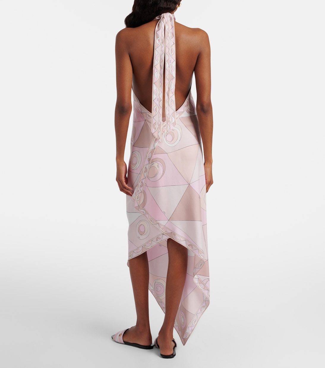 Occhi silk twill maxi dress | Pucci