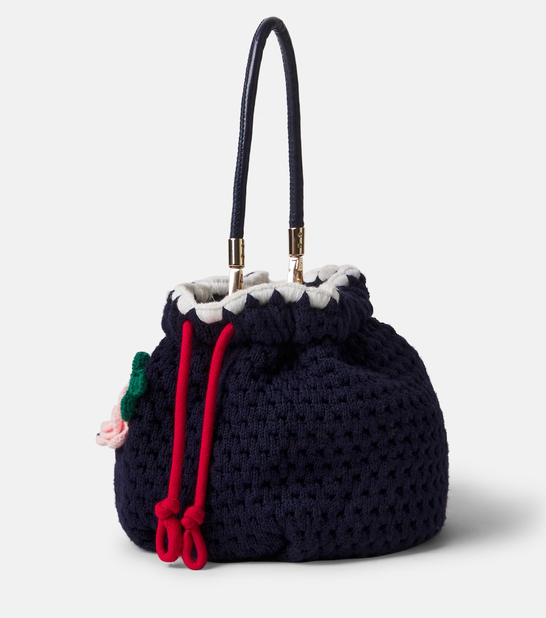 Crochet bucket bag | Self-Portrait Kids