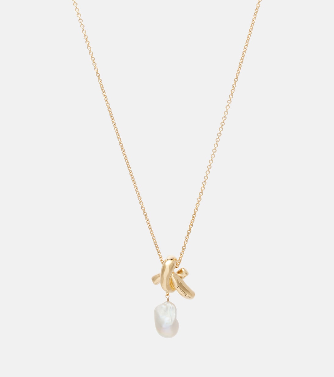 Chain Link pearl pendant necklace | Givenchy