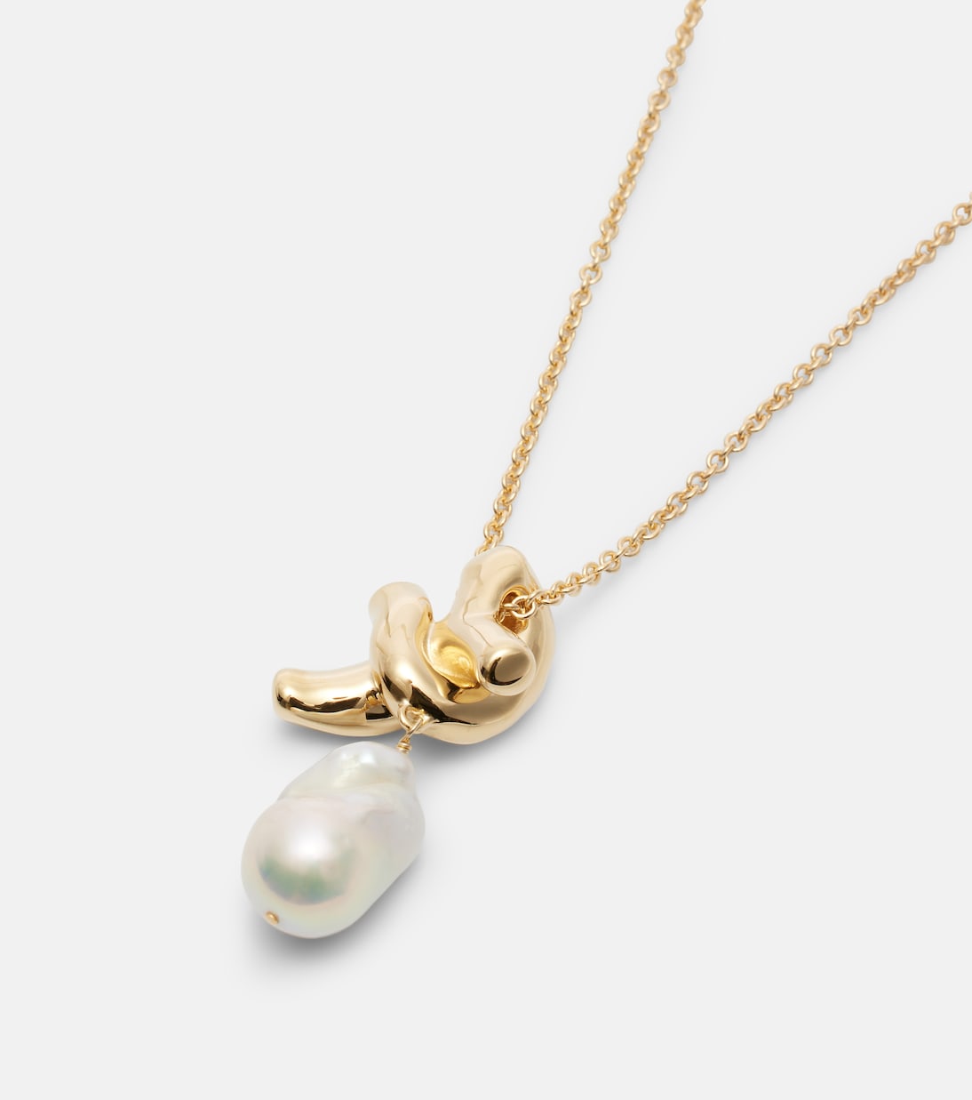 Chain Link pearl pendant necklace | Givenchy