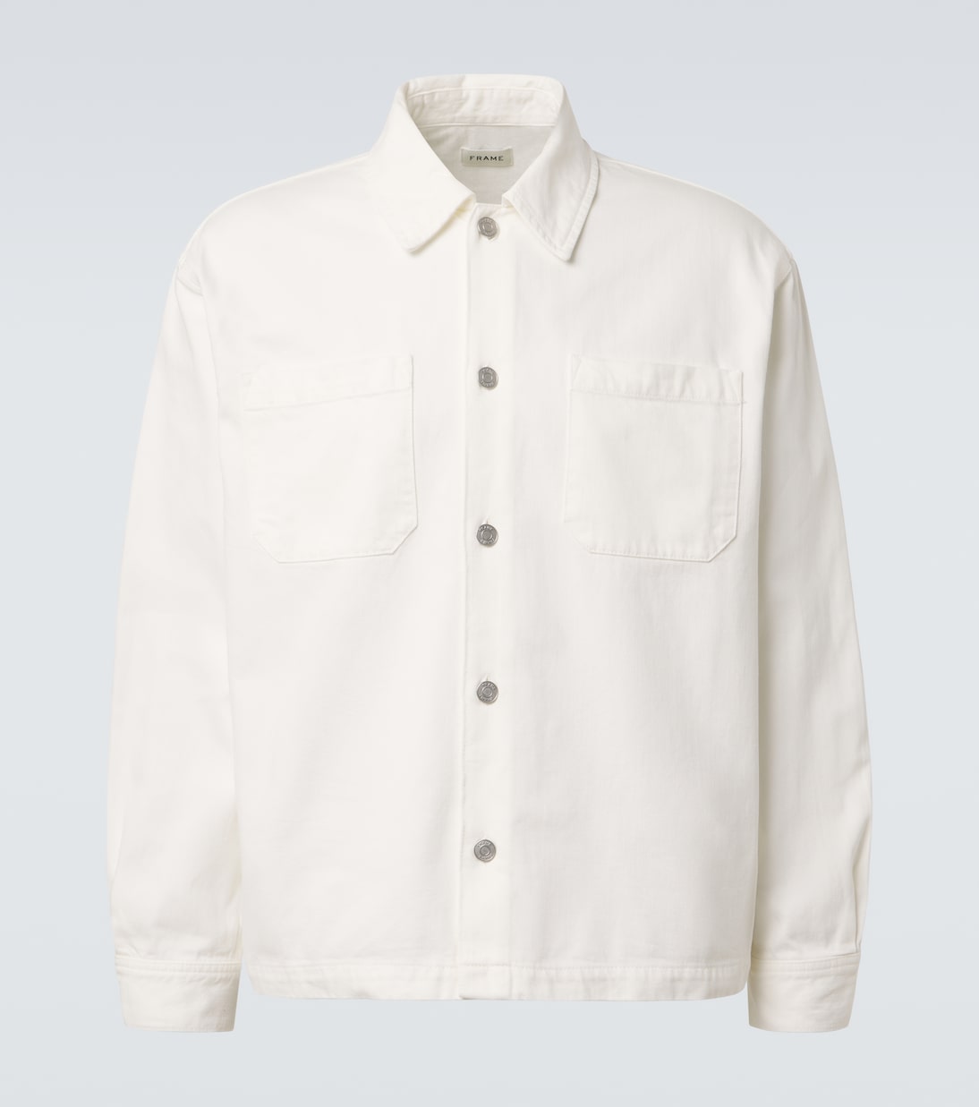 Cotton-blend overshirt | Frame
