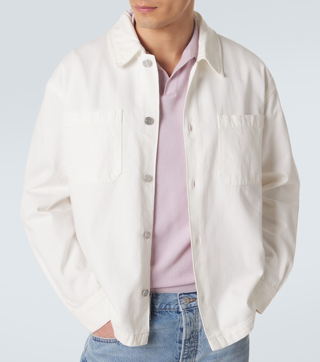 Cotton-blend overshirt | Frame
