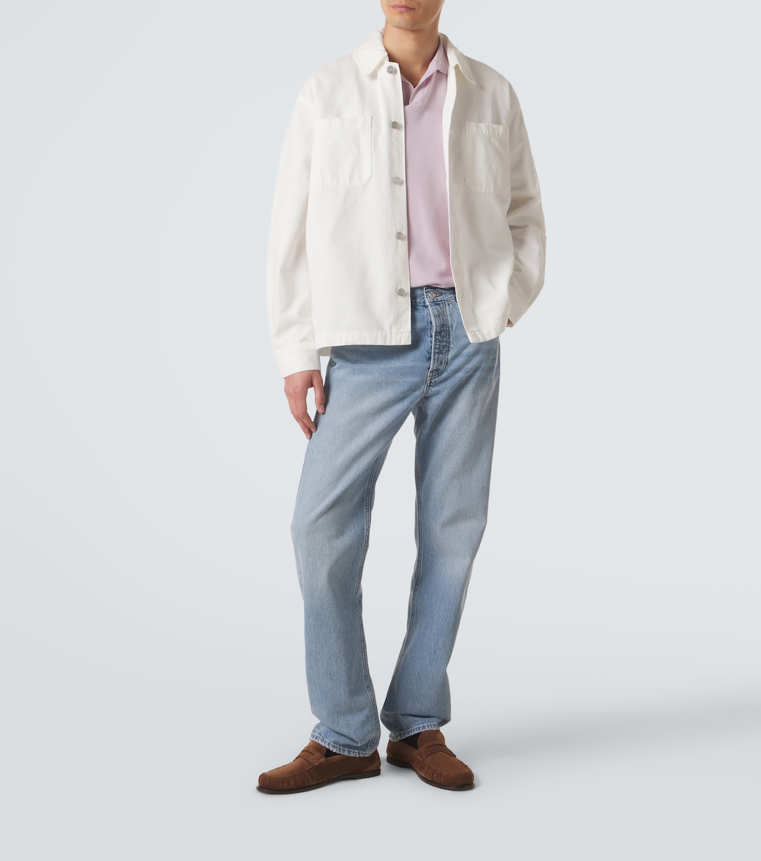 Cotton-blend overshirt | Frame