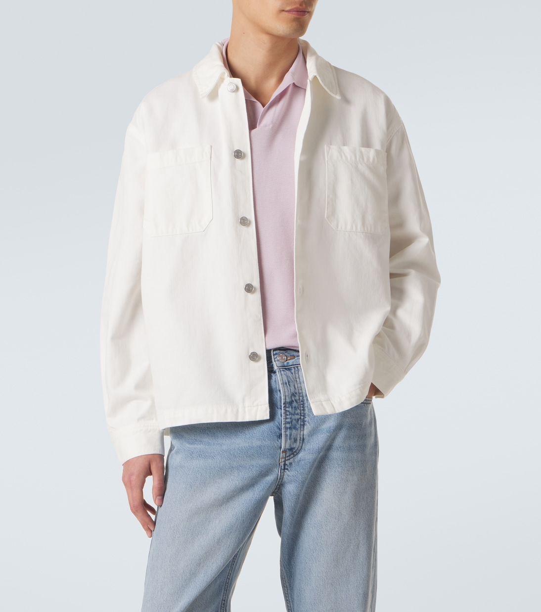 Cotton-blend overshirt | Frame