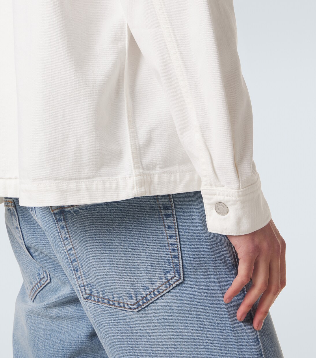 Cotton-blend overshirt | Frame