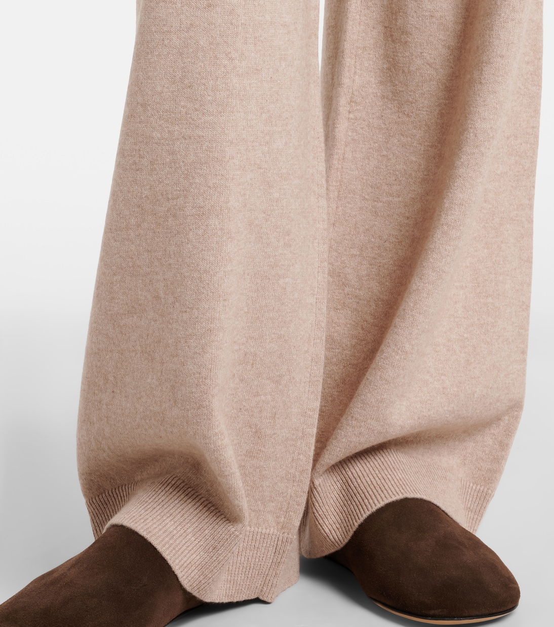 Cotton and cashmere wide-leg pants | Jardin des Orangers