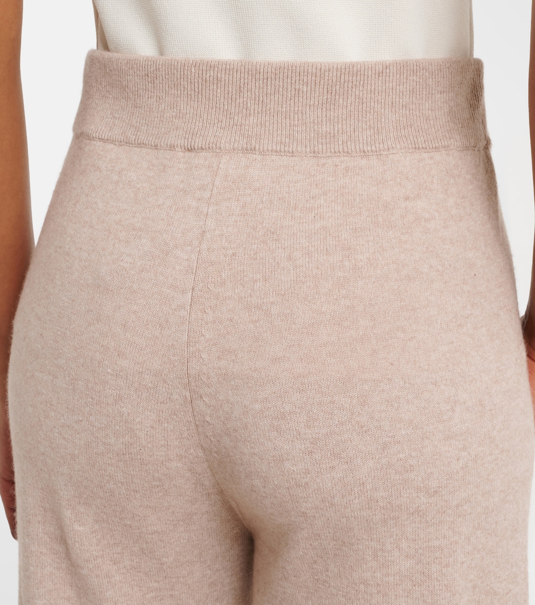 Cotton and cashmere wide-leg pants | Jardin des Orangers