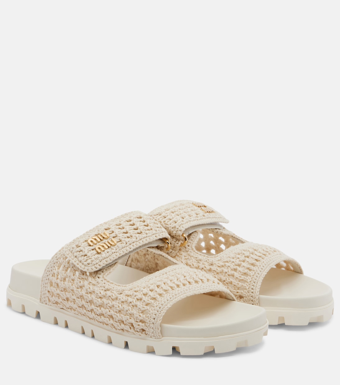 Crochet sandals | Miu Miu