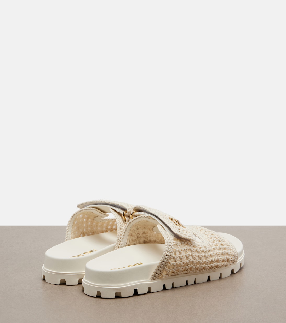Crochet sandals | Miu Miu