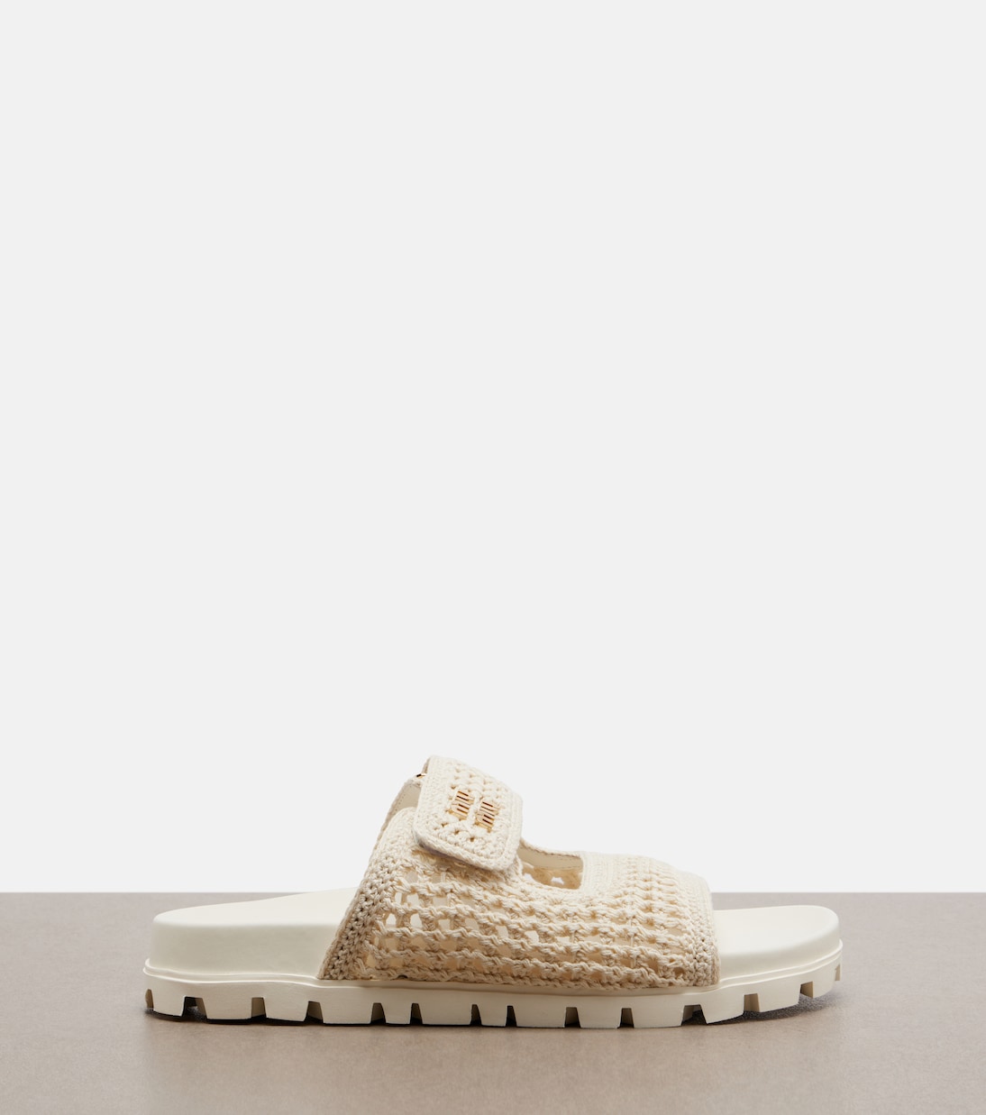 Crochet sandals | Miu Miu