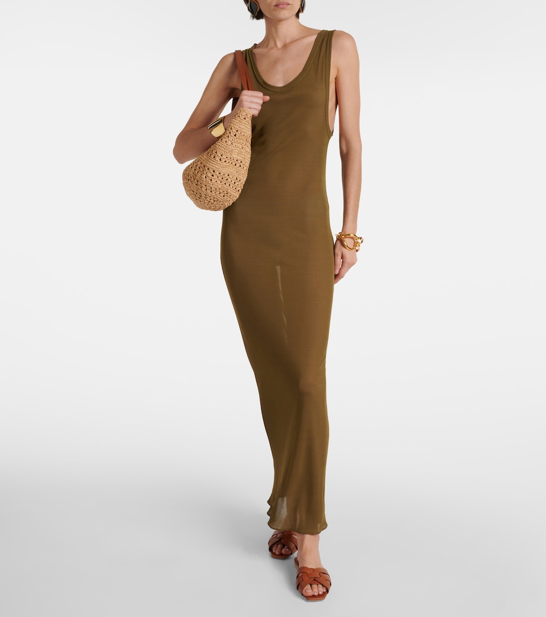 Pantoletten Tribute aus Leder | Saint Laurent