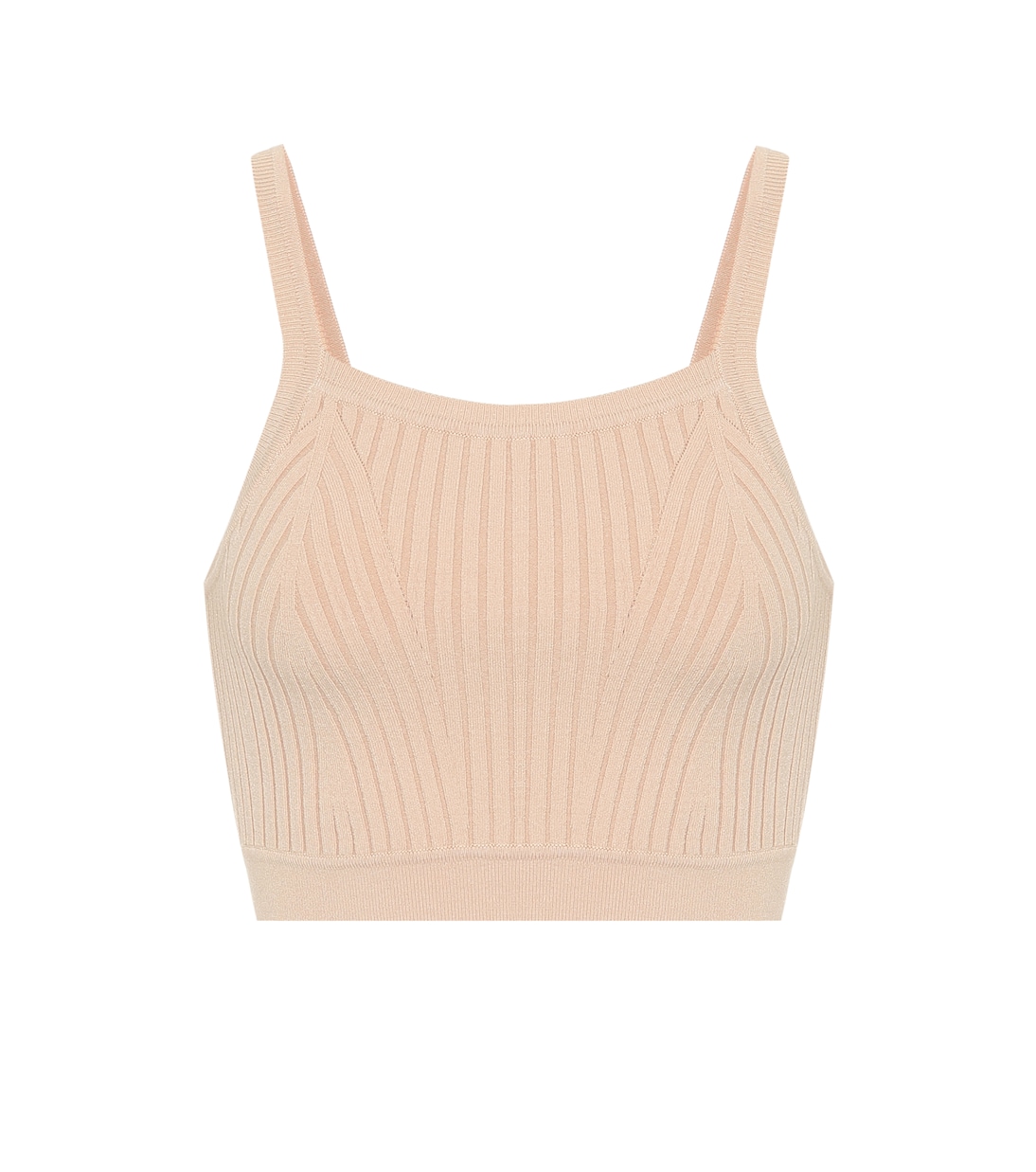 Ribbed-knit crop top | Live The Process